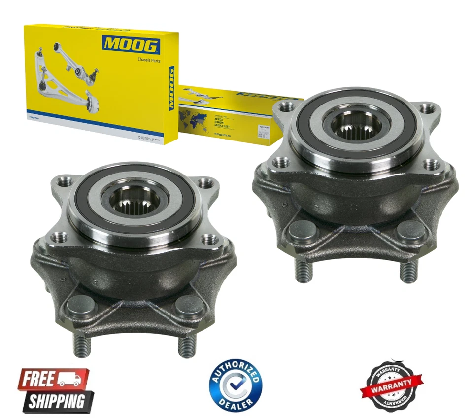 MOOG Pair Front Rear Wheel Bearing & Hub for 06-12 Suzuki Grand Vitara Kizashi - Image 1 of 1