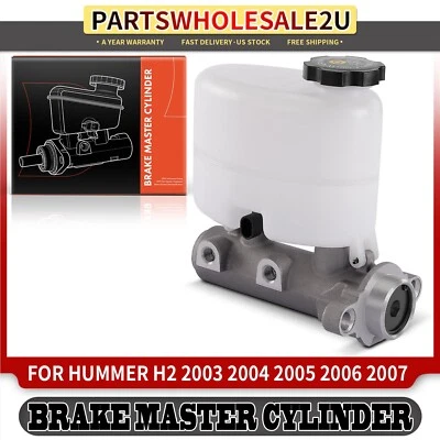 Brake Master Cylinder with Reservoir for Hummer H2 2003-2007 V8 6.0L Bore: 37 mm - Image 1 of 4