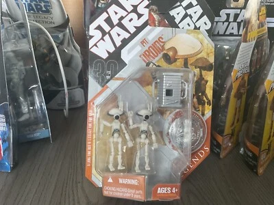 NUEVO EN CAJA 2007 Star Wars 30 Aniversario Saga Leyendas PIT DROIDS Hasbro Foto 1 de 4