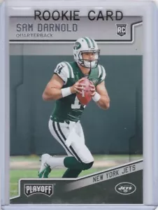 Sam Darnold Rookie Card 2018 Panini Playoff RC New York Jets Football USC TROJAN - Bild 1 von 2