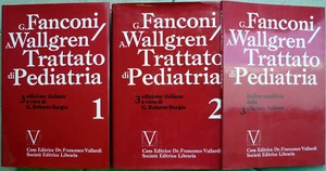 G. Fanconi e A. Wallgren, Trattato di Pediatria, Ed. Vallardi, 1976-1977 - Picture 1 of 3