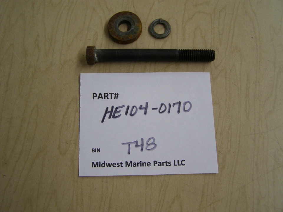  HE104-0170 John Deere 316 318 420 Onan Flywheel Bolt 104-0170 T48 - Image 1 of 1