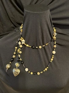 Endless Necklace, Hand Strung Beaded 40 “ Necklace - Picture 1 of 5