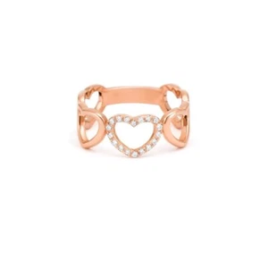 Heart Cocktail Wedding Ring 14k Yellow Gold Natural Diamond Jewelry - Picture 1 of 5