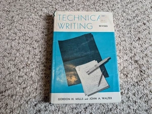Technical Writing Gordon H. Mills Holt, Reinhart and WInston(c. 1965, HC/DJ) - Imagen 1 de 12