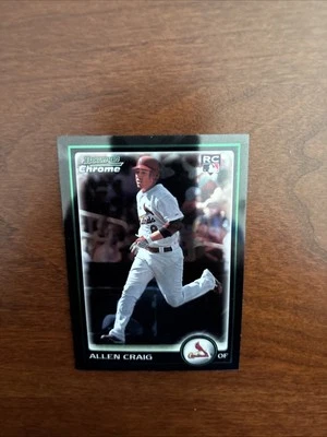 Tarjeta de novato Cardinals 2010 Bowman Chrome #215 Allen Craig Foto 1 de 3