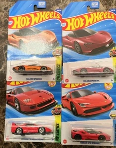 2025 Hot Wheels McLaren SpeedTail Super Treasure Hunt With Ferrari F40 & SF90 - Picture 1 of 4