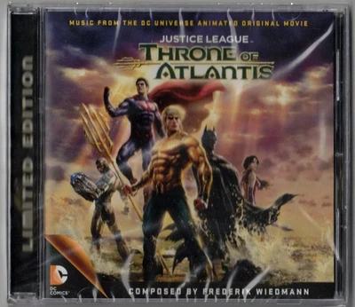 NEW! SEALED! Justice League: Throne of Atlantis [2015] CD (La-La Land LE/1000) - Imagem 1 de 3