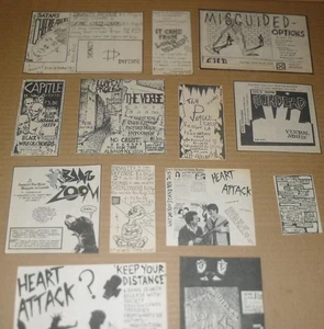 New York PUNK Clipping LOT kbd HEART ATTACK hardcore NO THANKS nyhc UNDEAD cbgb - Bild 1 von 9