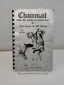 Chainmail Rules For Medieval Miniatures 3rd Edition 5th Printing - Picture 1 of 18