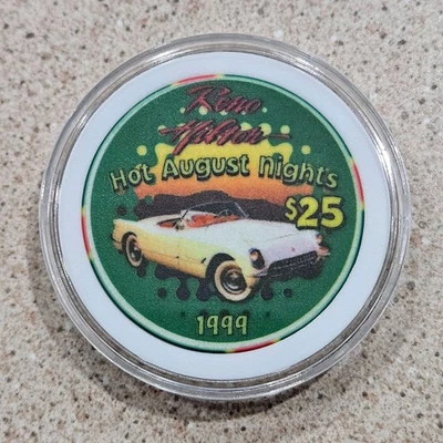 1999 Reno Hilton Resort Casino Hot August Nights LTD 250 Kahlua $25 Chipco Chip - Image 1 of 4
