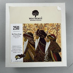 Wentworth Wooden Jigsaw Puzzle We Three Kings 250 Pieces Made In Great Britain - Foto 1 di 5