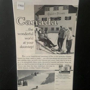 Vintage 1960 Canada The Wonderful World at Your Doorstep Werbung Werbung - Bild 1 von 2