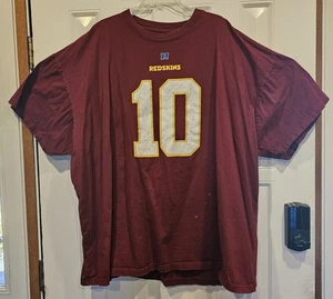 Camiseta de los Washington Redskins Griffin III #10 talla 5X manchas de lejía  - Imagen 1 de 7
