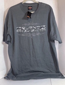 Harley Davidson Herren Graphic T-Shirt XL 2014 Grau Orlando FL Tee Short B24 - Bild 1 von 3
