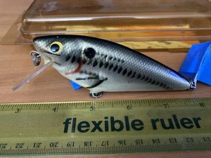 Rare Vintage Bagley Balsa Monster Shad Shallow MSS LB4 Bass Musky Fishing Lure - Picture 1 of 13