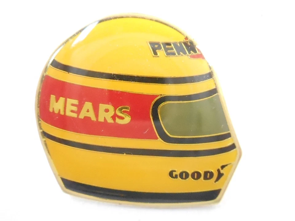 INDY 500 CAR CART RACING HAT PIN LAPEL PIN - RICK MEARS   1" - Image 1 of 1