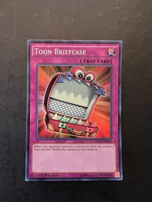 Yu-Gi-Oh TCG Toon Briefcase DRL2-EN029 1st Edition Near Mint Condition - Image 1 of 2