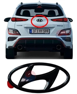 Original OEM-Emblem hinten, schwarz, 86300CGO20, für Hyundai Kona N 21~23 - Bild 1 von 8