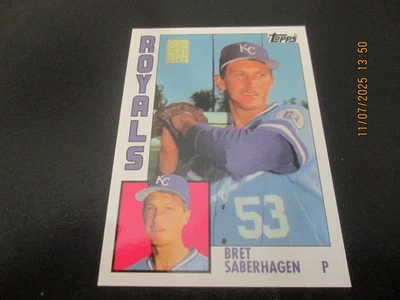 BRET SABERHAGEN ROYALS 2001 Topps Traded  #T110 1988  104T REPRINT - Image 1 of 2