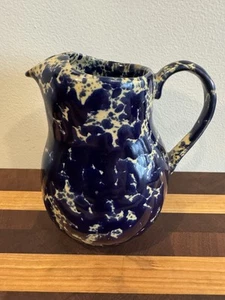 Bennington Pottery Blue Agate 5" Pitcher - Vintage No Chips - Picture 1 of 5