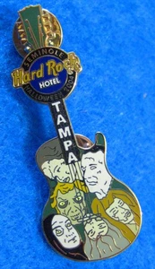 TAMPA HOTEL HALLOWEEN MONSTERS ZOMBIES GHOULS GUITAR 2004 Hard Rock Cafe PIN LE - Bild 1 von 1