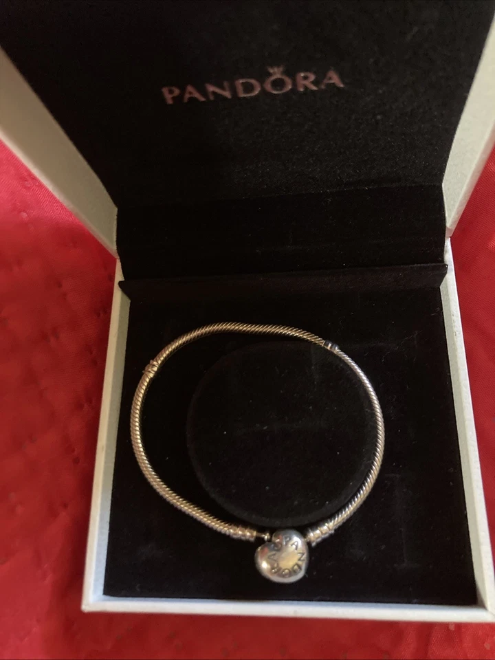 Pandora 590719 Bracciale a Catena Forma di Cuore - Argento - Immagine 1 di 4
