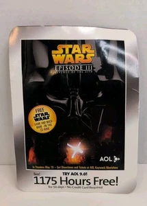 Star Wars Episode III Revenge of The Sith 2005 AOL Promotional Internet Disc - Picture 1 of 4