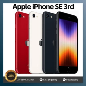 New Sealed Apple iPhone SE 3rd Gen 64/128G Factory Unlocked ALL Carrier GSM+CDMA - Picture 1 of 9