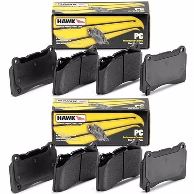 HAWK 2014-2016 CHEVROLET CHEVY CORVETTE BASE C7 CERAMIC FRONT & REAR BRAKE PADS - Image 1 of 3