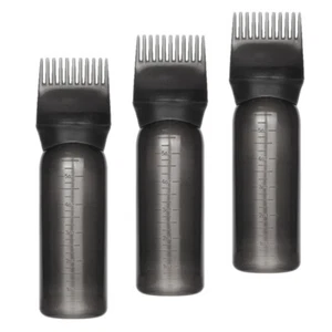 3 Pcs Shampoo Bottle Comb Hair Dye Colour Applicator Root with Scale - Imagen 1 de 12