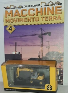 MOVIMENTO TERRA ESCAVATORE GOMMATO NEW HOLLAND WE170 COMPACT HOBBY & WORK 1/87 - Foto 1 di 1