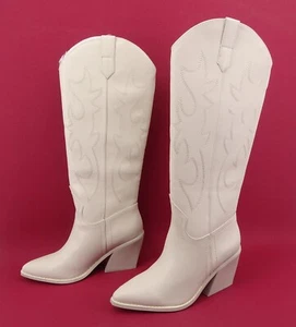 Madden Girl ARIZONA Vaquero Motociclista Botas Zapatos Mujer Blanco T. 39 - Imagen 1 de 11