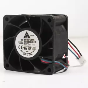 1pcs DELTA FFB0624EHE fan DC24V 0.57A 3pin 60*60*38mm 6cm - Picture 1 of 1