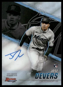 Bowman's Best Jose Devers 2021 AU Best of 2021 autógrafos refractor #B21-JD - Imagen 1 de 2