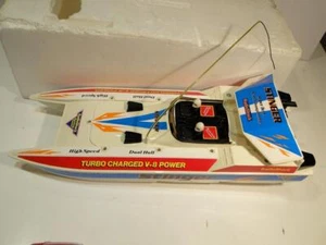 Vintage 1980s Radio Shack Stinger 60-4196 R/C Radio Control Speed Boat WORKS - Picture 1 of 12