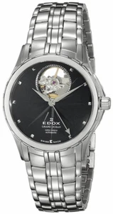 EDOX Grand Ocean Open Heart 85013-3-NIN Womens Mechanical Watch - Picture 1 of 4