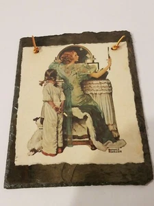 Norman Rockwell Art Decor Wall Hanging For Home,Decor, Slate - Picture 1 of 3