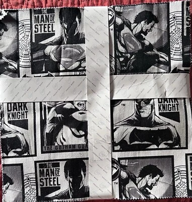 Camelot Fabrics Batman vs Superman/Wonder Woman Layer Cake 10x10 Squares - Image 1 of 3