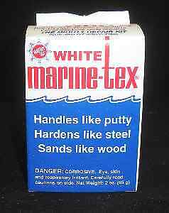 Marine-Tex RM305K Epoxy Putty Repair Kit White 2 oz. with 4 Mixing Sticks