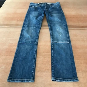 Pilcro and the Letterpress Parallel Straight Leg Jeans Damen 26P Blau Distressed - Bild 1 von 13