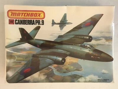 Matchbox 1/72 Canberra PR.9 Plastic Model Kit 40408 NISB 1983  - Image 1 of 4