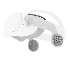 Logitech - Coro VR Audio Integrado Off-Ear para Meta Quest 2 - Blanco - Imagen 1 de 6