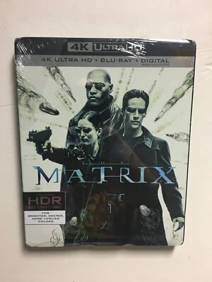 The Matrix (4K UHD Blu-ray/Blu-ray, Digital HD, 2018) NEW w/slipcover - Image 1 of 2