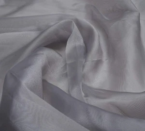 AliceBlue Tissue Organza Fabric Cloth Material for dresses , Craft, Art 1 YARD - Picture 1 of 3