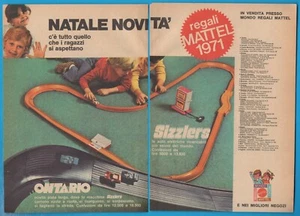 MATTEL: Sizzlers e Ontario Pista pubblicità advertising werbung clipping MA1494 - Imagen 1 de 1