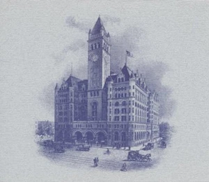 #UX99 13c Old Post Office, DC Postal Card First Day Ceremony  Program - Picture 1 of 1