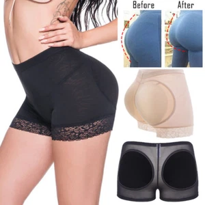 Damen gepolsterte Shaper Hüftverstärker Shorts Hose Po-Lifter Shapewear Unterhose - Bild 1 von 27