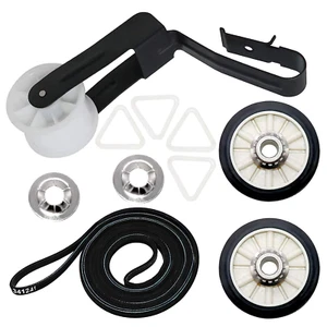 Kit de reparación de secadora Amana NED4655EW1 rodillos de polea de correa de mantenimiento - Imagen 1 de 11