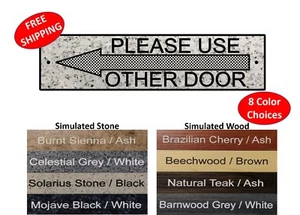 Use otro letrero de puerta 2"" x 8"" - ENVÍO GRATUITO - Imagen 1 de 4